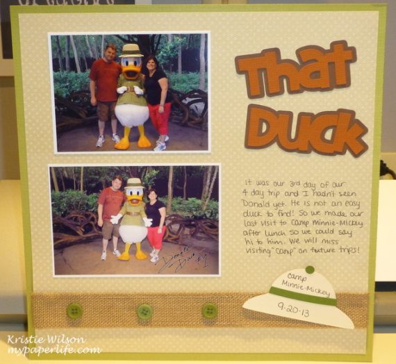 Disney Layout: That Duck