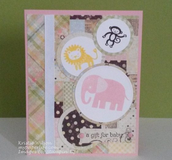 Zoo Babies Shower Card