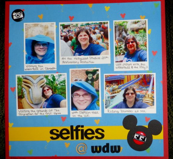 Selfies @ WDW {a Disney layout}