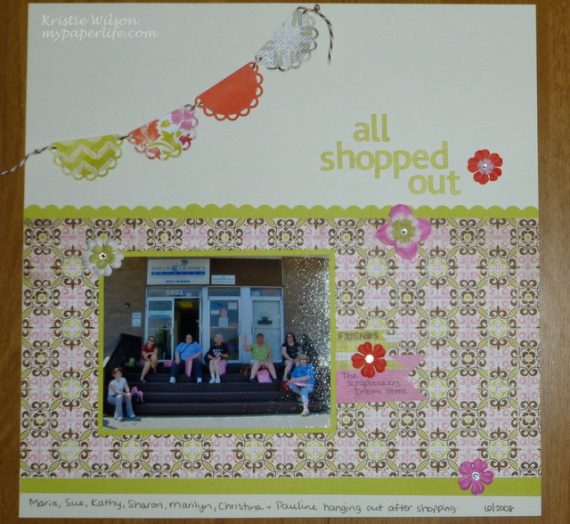 All Shopped Out {a layout}