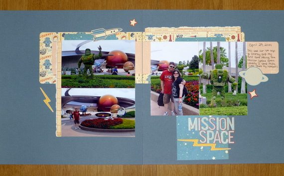Mission Space 2014 {a Disney layout}