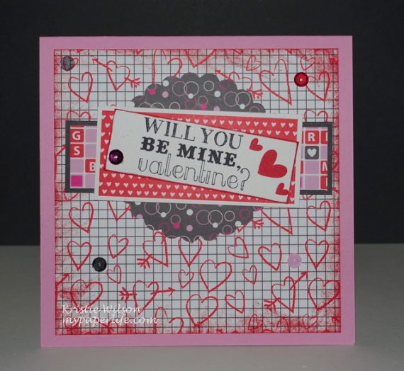 Valentine Card #2 – Will You Be Mine, Valentine?