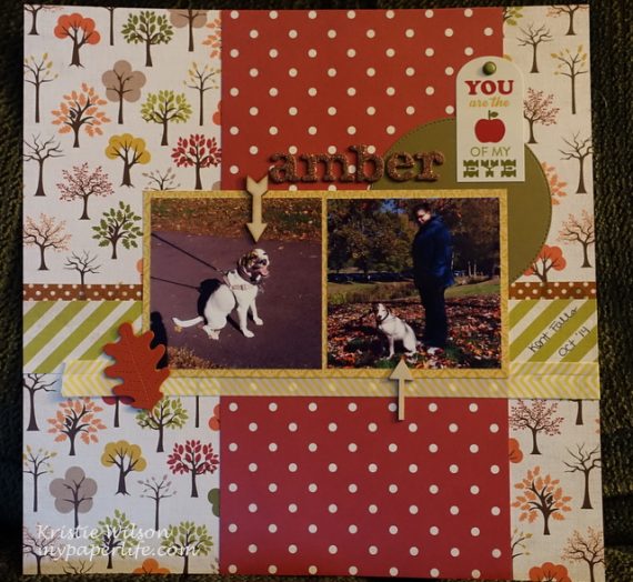 You are the Apple of my Eye {a fall layout}