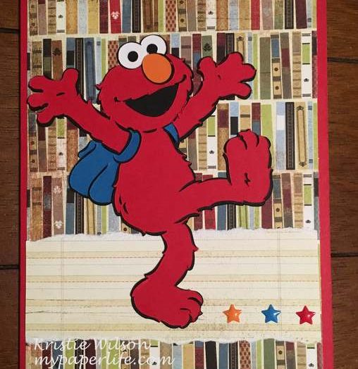 Preschool Elmo card