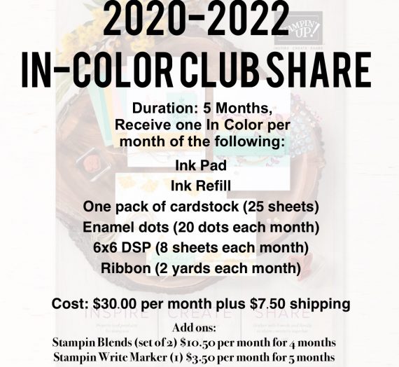 Announcing the 2020-2022 In-Color Club Share