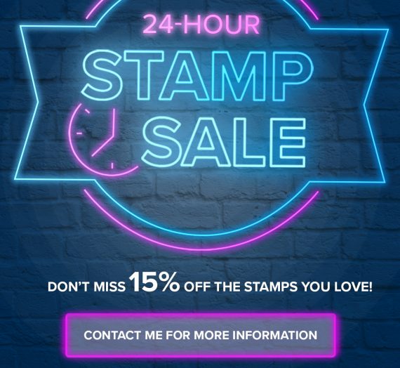 Stampin Up 24 Hour Stamp Sale!