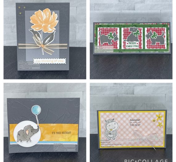 4 Basic Gray Cards